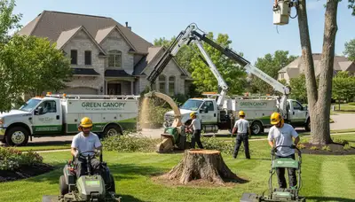 Professional lawn care and tree trimming in Lancaster, PA by Chop Chop Tree experts