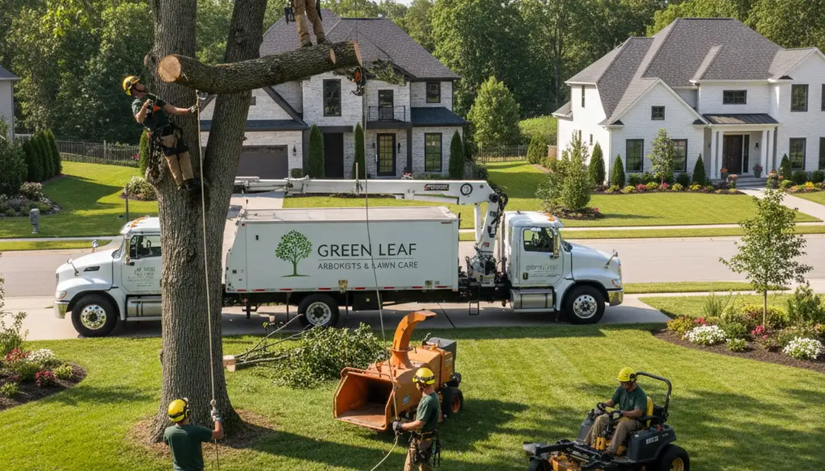 Professional lawn care and tree trimming experts servicing residential yards in Lancaster, PA