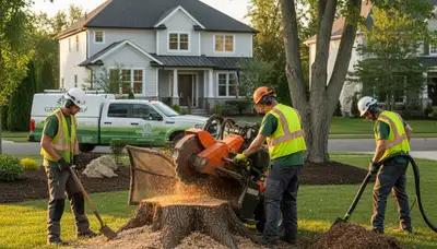 Professional stump removal service in Lancaster, PA by Chop Chop Tree experts