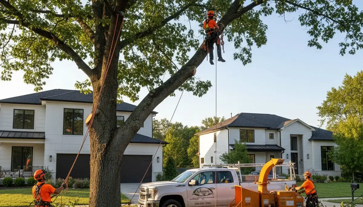 Professional tree removal service in Lancaster PA safely clearing trees for local homeowners