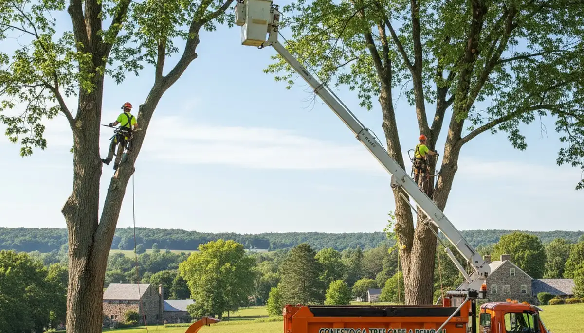Professional tree removal service in Lancaster, PA by certified arborists at TreeTrimmingLancasterPA
