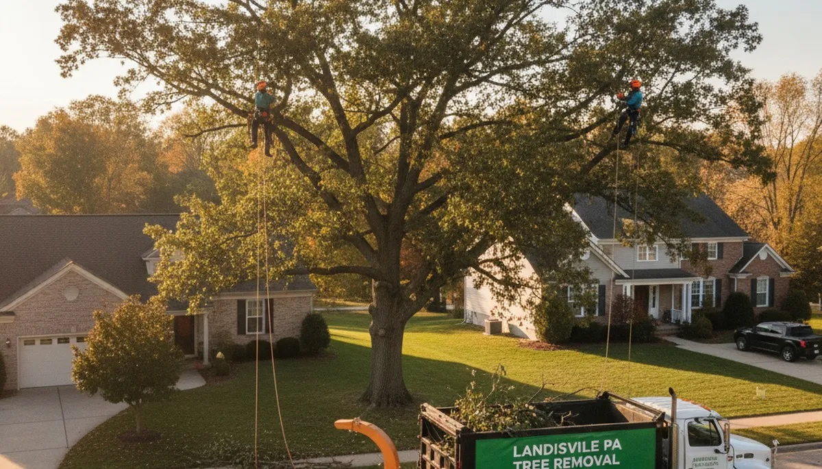Professional tree removal service in Lancaster, PA by certified arborists