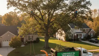 Professional tree removal service in Lancaster, PA by certified arborists