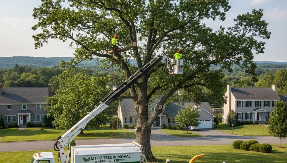 Professional tree removal service in Lancaster, PA by certified arborists