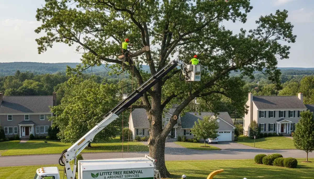 Professional tree removal service in Lancaster, PA by certified arborists