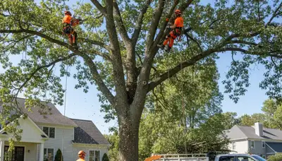 Professional tree removal service in Lancaster, PA by certified arborists from Tree Trimming Lancaster PA